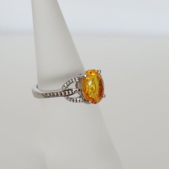 Sphalerite Quartz Ring Size 5 - Picture 3 of 9